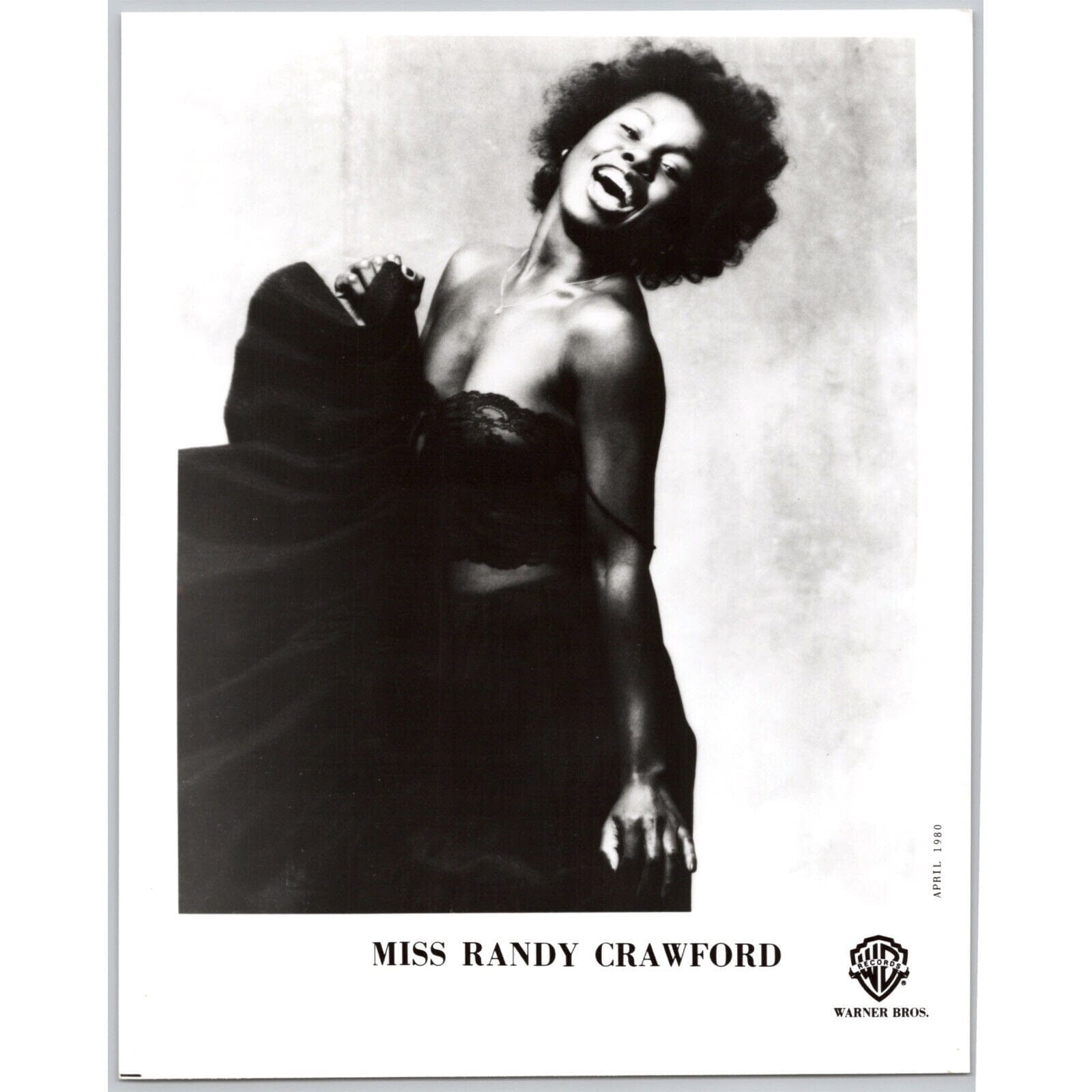 Miss Randy Crawford American R&B Jazz Pop Singer 1970s Glossy Music Press Photo