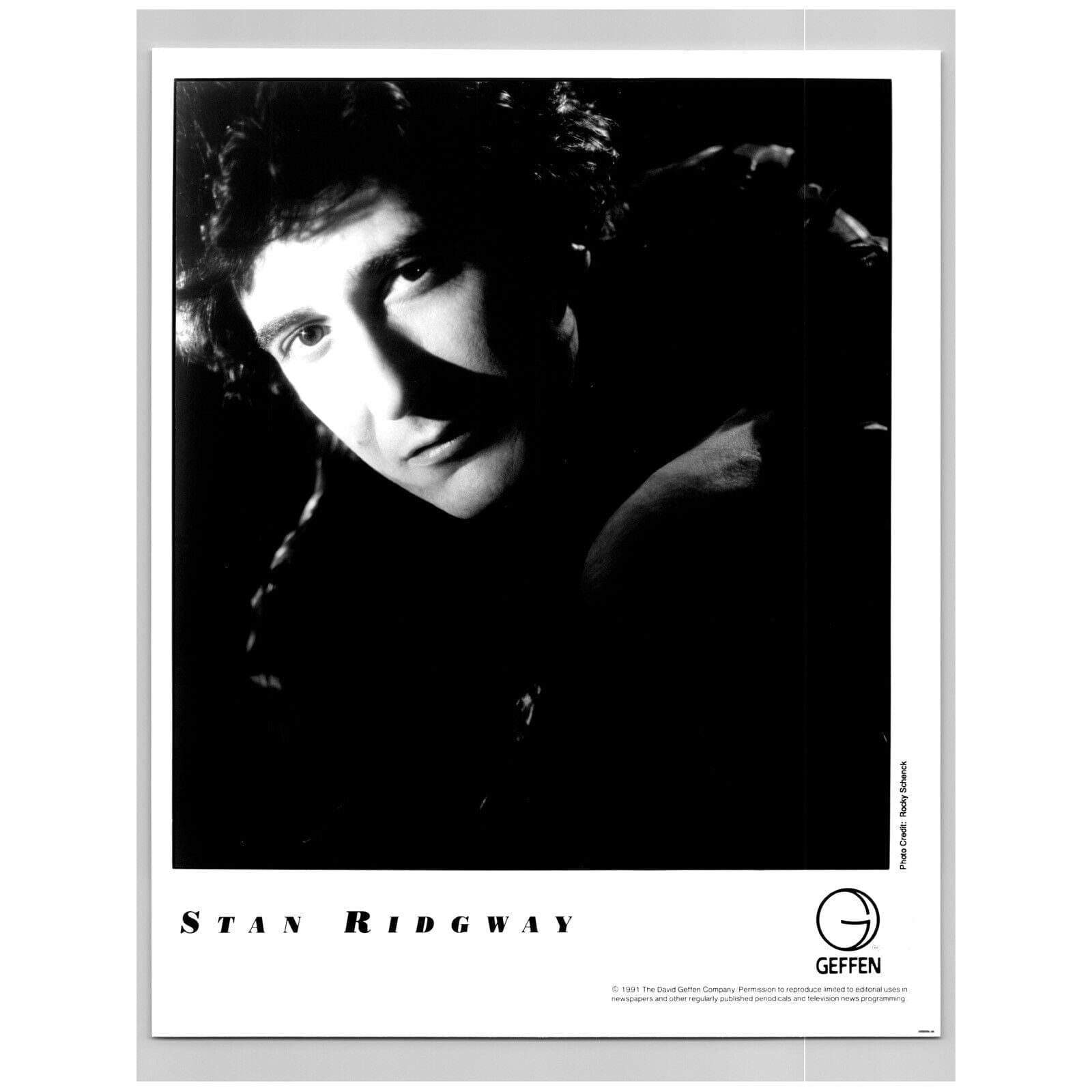 Stan Ridgway Rock New Wave Folk Singer Songwriter 80s-90s Music Press Photo