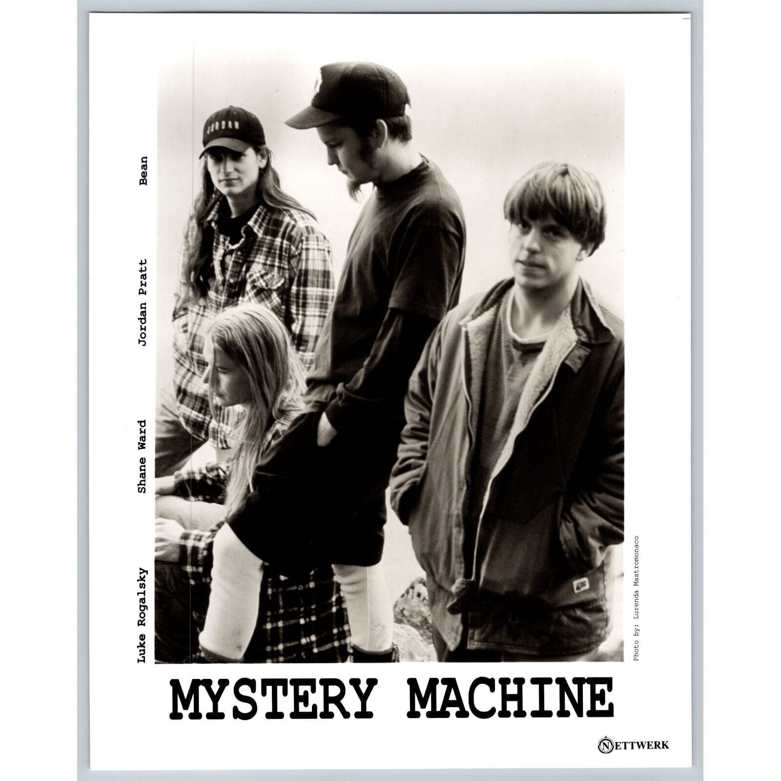 Mystery Machine Canadian Dance Electronic Rock 80s-90s Glossy Music Press Photo