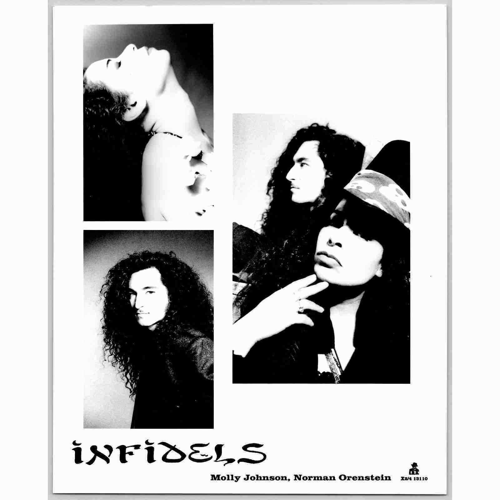 Infidels Funk Rock Duo Band I.R.S. Records 80s-90s Glossy Music Press Photo
