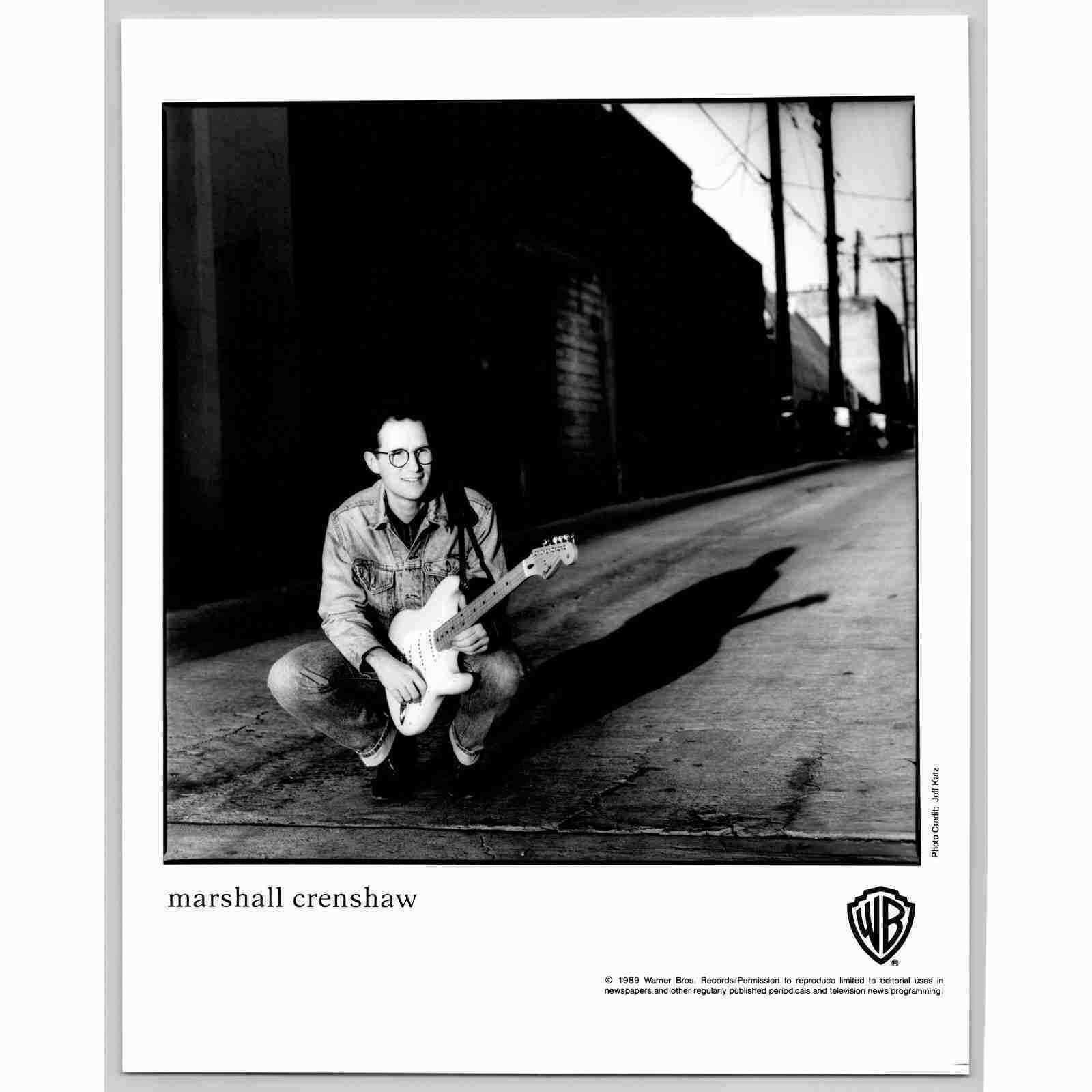 Marshall Crenshaw Detroit Soul Singer Vintage Glossy Music Press Photo